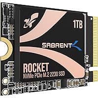 Sabrent SSD 1TB, SSD Interno, SSD NVMe PCIe 4.0 M.2 2230, Gen 4, Compatibile con Steam Deck, ROG Ally, Surface Pro, PC, NUCs 