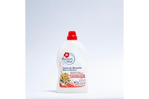 Maison Net Lessive Mains/Machine Savon de Marseille, Non parfumé 1 L