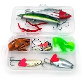 Valkyrie 28 Par&ccedil;a Silikon Rapala Kaşık Olta Yem ve Aksesuar Seti