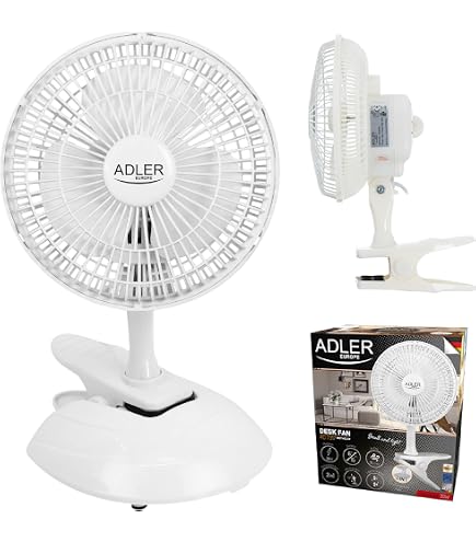 Ventilateur de bureau, 12, blanc | Matériaux Pont Masson