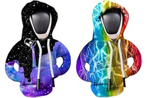 Bessy shop Hoodie Gear Shift,2 pcs Car Gear Shift Knob Cover Creative Gearstick Lever Hoodie Creative Auto Knob Gear Stick Protector, for Car Comfortable Car Shift Lever