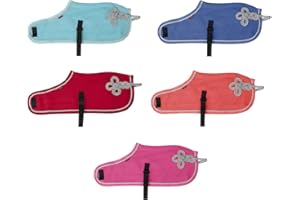 LeMieux Toy Pony - Alfombra para poni de juguete con detalle y adorno - Papaya - Forro polar de calidad - 3 años +