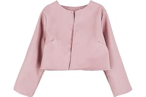 JOPHY & CO. Chaqueta Bolera Niña Ecopiel de Manga Larga (cód. 3071)
