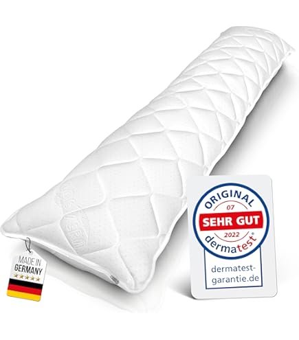 Seitenschläferkissen Bezug 40x140cm - Superweicher Samt Für Erholsamen Schlaf