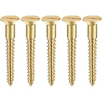 thumbnail image 2 of #8 X 1-1/2" Solid Brass Wood Screws Square Drive Flat Head Qty 50 Fastenere 2 of 6