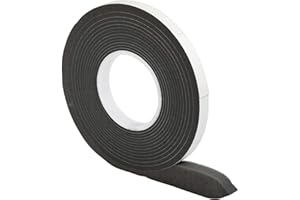 FD-WORKSTUFF Taśma kompresyjna 10/2 │ antracyt │ 1 sztuka │ długość 12,5 m │ szerokość rolki: 10 mm, szerokość spoiny: 2-5 mm │ taśma do uszczelniania spoin │ taśma pęczniejąca