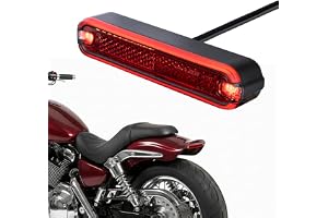evermotor 6–12 V LED motorcykel bakljus, bromsljus, M18 StVZO-godkänd