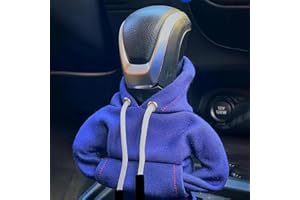 Tebinzi Sweat à capuche pour levier vitesse pour voiture | Housse créative pour levier vitesse | Mignon protecteur levier vitesse | Housse universelle pour, Bleu