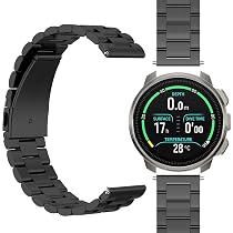 SkyBand Compatibile per UMIDIGI Uwatch 3S, Traspirante Sport Silicone Classica Cinturino Compatibile per Smartwatch UMIDIGI Uwatch 3S (Nero