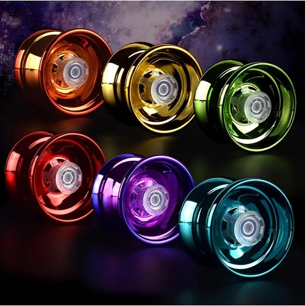 Lrs Store Süper Yoyo Oyuncak Metal Alaşım Yeni Nesil Topaç Pro Yo-Yo Yüksek Kalite 1 Adet