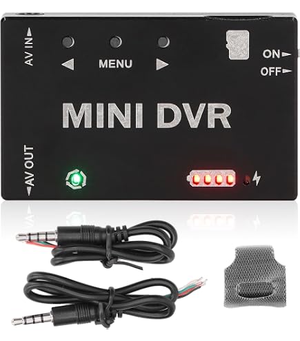 Mini Module DVR FPV NTSC PAL Commutable, Batterie Intégrée, Enregistreur Vidéo et Audio FPV pour Modèles RC Mini Module DVR FPV NTSC PAL Commutable, Batterie Intégrée, Enregistreur Vidéo et Audio FPV pour Modèles RC