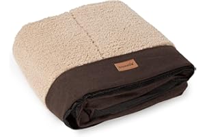 brunolie Odin - Rivestimento di Ricambio per Divanetto Odin, Lavabile, Igienico e Antiscivolo, Taglia L, Beige