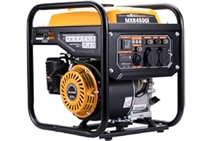 maXpeedingrods 3500W Portable Inverter Generator 4-Stroke Pure Sine Wave Petrol Generator for Camping, RV Travel, Home, or Jobsites