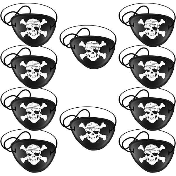 Piraten Hoofddoek Zwart | mooie zwarte piraten bandana | De Goede Keus
