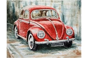 DOUKOYEE Diamond Painting Kit Completo, Animali Gatti Leone Fiore Caffè Paesaggio Spiaggia Auto Farfalla Pittura Diamante 5D Adulti Bambini Diamantini Stitch DIY Crystal Art, Decorazione Casa e Pareti (Q)