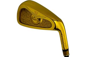 Japan WaZaki Cyclone IIIs Single Iron or Set USGA R A Rules Golf Club,14K Gold Finish,Cyclone III Model