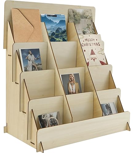 MIni-altaar houten kaartenstandaard met waxine MIni-altaar houten kaartenstandaard met waxine