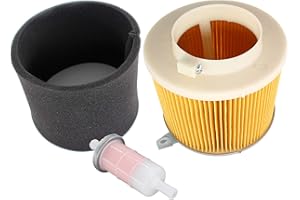 AISEN Air Filter with Petrol Filter for Kawasaki Mule SX 500 520 550 600 610 2500 2510 2520 Replaces 11029-1004 49019-1055