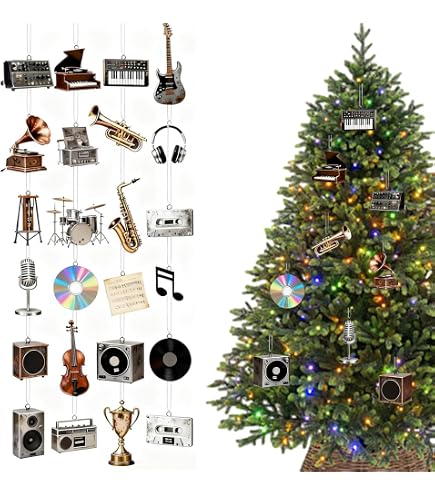 Calendario Dell'Avvento Musicale 2025 - 24 Ornamenti Strumenti Musicali, Per Musicisti E Collezionisti