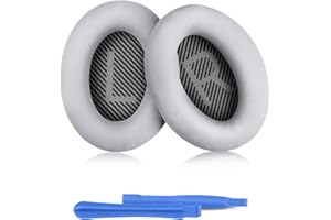 ELZO Cuffie di Ricambio per Cuffie Bose, Cuffie Professionali per Cuffie Bose QuietComfort QC SE/ QC2/QC15/QC25/QC35/QC35II/QC45/AE2/AE2i/AE2w/SoundTrure/SoundLink Completo di 2 Stick di Installazione