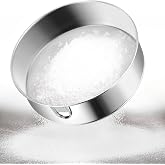 Stainless Steel Flour Sieve Fine Mesh Saucepan Food Sifter for Tea, Sugar and Flour for Kitchen and Home