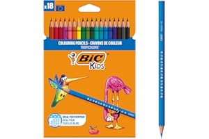 BIC Kids Tropicolors Kredki Ołówkowe Pudełko 18szt