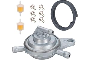 MTATCN Scooter Fuel Valve Petcock Fuel Line Fuel Filters Clamps Kit for GY6 49cc 50cc 150cc 139QMB 157QMJ Roketa SUNL TaoTao ATV Motorcycle Parts