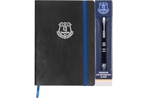 EVERTON F.C. Everton FC Notebook & Pen A5 Executive Premium OFFICIAL Football Gift