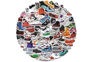 Yangsiw 50 calcomanías de baloncesto, calcomanías de PVC de vinilo multicolor de dibujos animados, resistentes al agua, para decorar portátiles, coches, monopatines, etc.