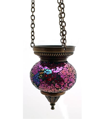 Casa Moro Hängelaterne – Orientalische Lampe Aus Eisen & Klarglas, 38 Cm Hoch