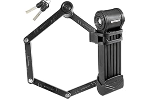 Kryptonite Keeper Folding Lock antirrobo Bicicleta Plegable Negro
