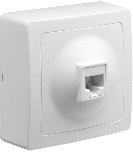 Alloggiamento Merten MEG4014-1425 A Parete – 1 Modulo, Bianco Attivo Lucido, Per M-SMART, M1, ARTEC, OCTOCOLOR - 4