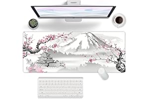 FYting Gaming Mauspad XXL,Mauspad 900x400,Mauspad Anime,Schreibtischunterlage, rutschfeste Unterseite aus Naturkautschuk, Wasserdicht und Schmutzabweisend, für PC, MacBook, Laptop(A)