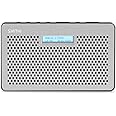 Smith-Style Gemini FM DAB Digital Radio with Sleep Timer Portable Radio, LCD Screen & Headphone Jack - DAB Radio/FM Radio/Battery & Mains Powered with 20 Presets - Grey