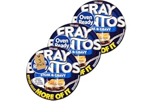 ASOKOBOX Classic Steak Pies 3 Pack Bundle - with Fray Bentos Steak and Gravy 3 x 425g - Easy Bake and Delicious