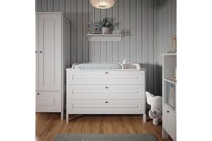 VitaliSpa Commode à Langer Ajaton, Blanc, 133 x 98.4 cm