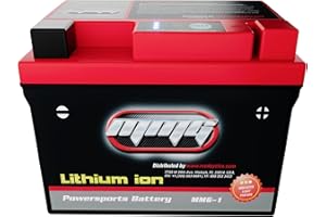 MMG YTX4L-BS 4L-BS Batteria agli ioni di litio sigillata Powersports ad alte prestazioni Batteria 12V 120CCA Scooter per moto ATV, attivato in fabbrica, pronto per l'uso (MMG1)
