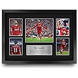 HWC Trading A3 FR Mohamed Mo Salah Liverpool Gifts Printed Signed Autograph Picture for Fans and Supporters