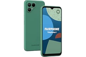 Fairphone 4 16 cm (6.3") Double SIM Android 11 5G USB Type-C 8 Go 256 Go 3905 mAh Vert