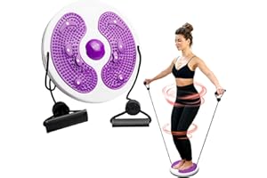 71NMLY Waist Twisting Disc,Waist Whisper Exercise,Twist Waist Disc Board with Drawstring,Exercise for Waist Home Gym Equipment Twist Board Exercise with Massage Foot Sole