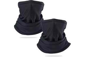 Arcweg Braga Cuello Moto Calentador de Cuello Deporte Calentador Pasamontañas Polar Multifuncional Máscara de Esquí Gorro Invierno Hombre Ciclismo Correr Aire Libre Negro