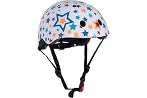 KIDDIMOTO Casco Bicicletta Completamente Regolabl - Casco per Bambini e Bambini per Monopattino, Ciclismo, Scooter, Bicicletta da Equilibrio e Skateboard