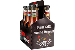 ‎ALTENBURGER ORIGINAL Altenburger Original Grill Sixpack, Grillsaucen Geschenkset mit sechs herrlich leckeren Grillsoßen, Mango, Curry, Whisky und mehr, ideales Grill Geschenk