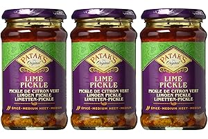 Patak's Lot de 3 cornichons citron vert 283 g