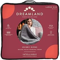 Dreamland Single Size Hunker Down Scandi Sherpa Electric Underblanket  (Intelliheat Plus Fast Heat, Machine Washable, 190 x 90 cm, 1 Detachable  Control, 6 Temperature and Auto Timer) : Amazon.co.uk: Everything Else