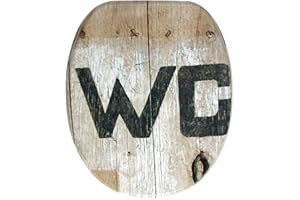 Sanilo Sedile WC, grande scelta di belli copriwater da legno robusto e di alta qualità (Old Style)