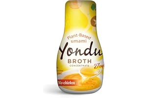Concentrado de Caldo Yondu (Sin Pollo, 275ml) - Salsa Original para Todo Tipo de Platos. Vegana, Orgánica. Salsas de Condimento con Sabor a Pollo a Base de Plantas Adecuadas para Sopas, Salteados