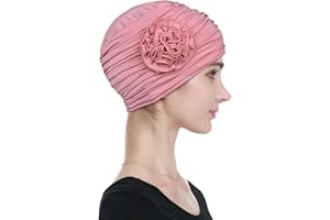 Alnorm Flower Design Chemo Hair Loss Caps Cancer Headwear for Women