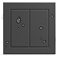GIRA + Senic Friends of Hue Outdoor Smart Switch | Compatible with Philips Hue (No Batteries, No Charging) | Wireless Homekit Light Switch and Dimmer | Made in Germany | GIRA Light Switch Black