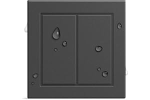 GIRA + Senic Friends of Hue Interruptor Inteligente para exteriores | Interruptor Inalámbrico con Regulador de Luz para Bombillas Inteligentes Philips Hue | Sin Batería, Sin Carga | Switch Negro